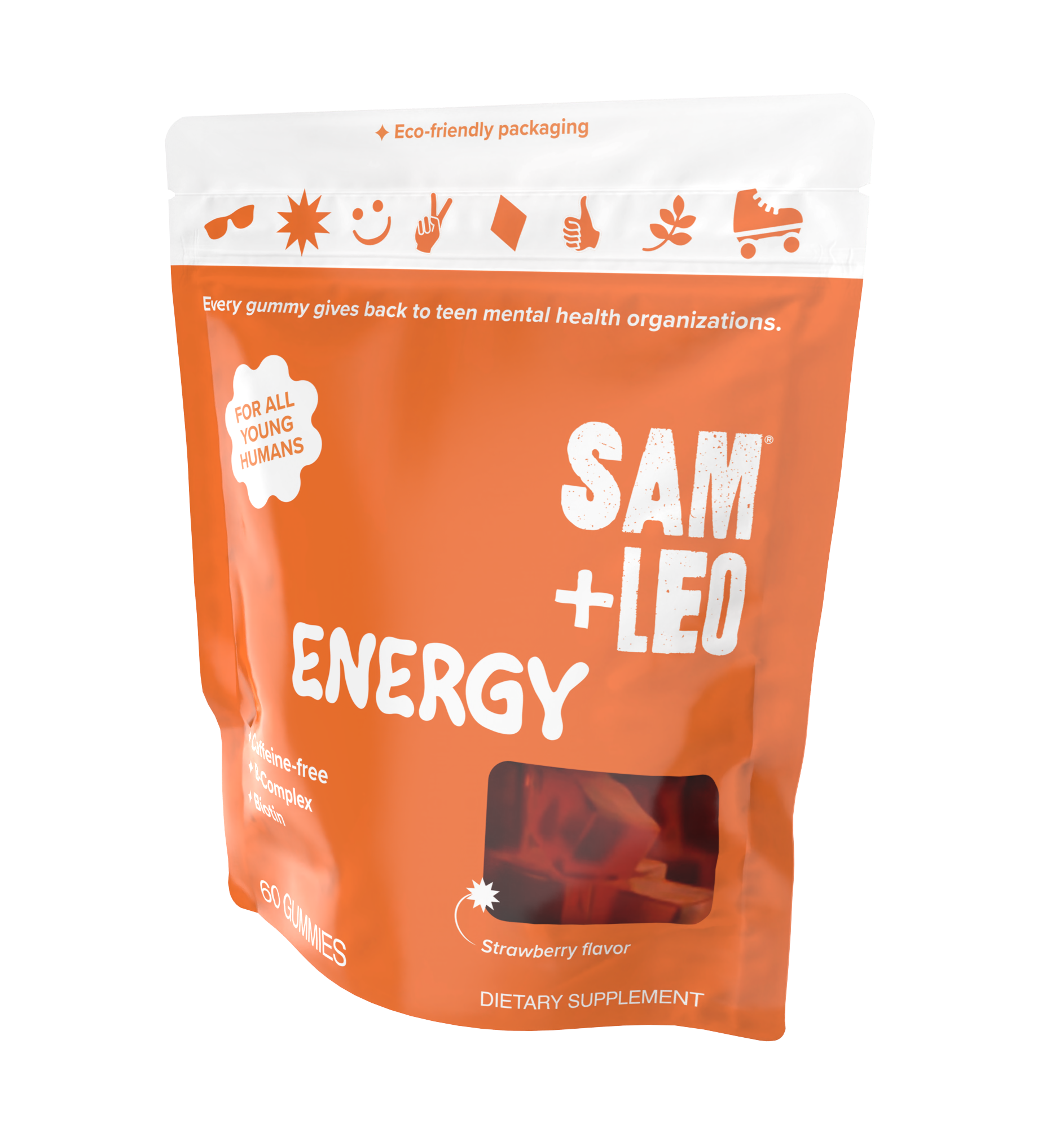 SAM+LEO ENERGY Gummy Vitamins for Kids and Teens