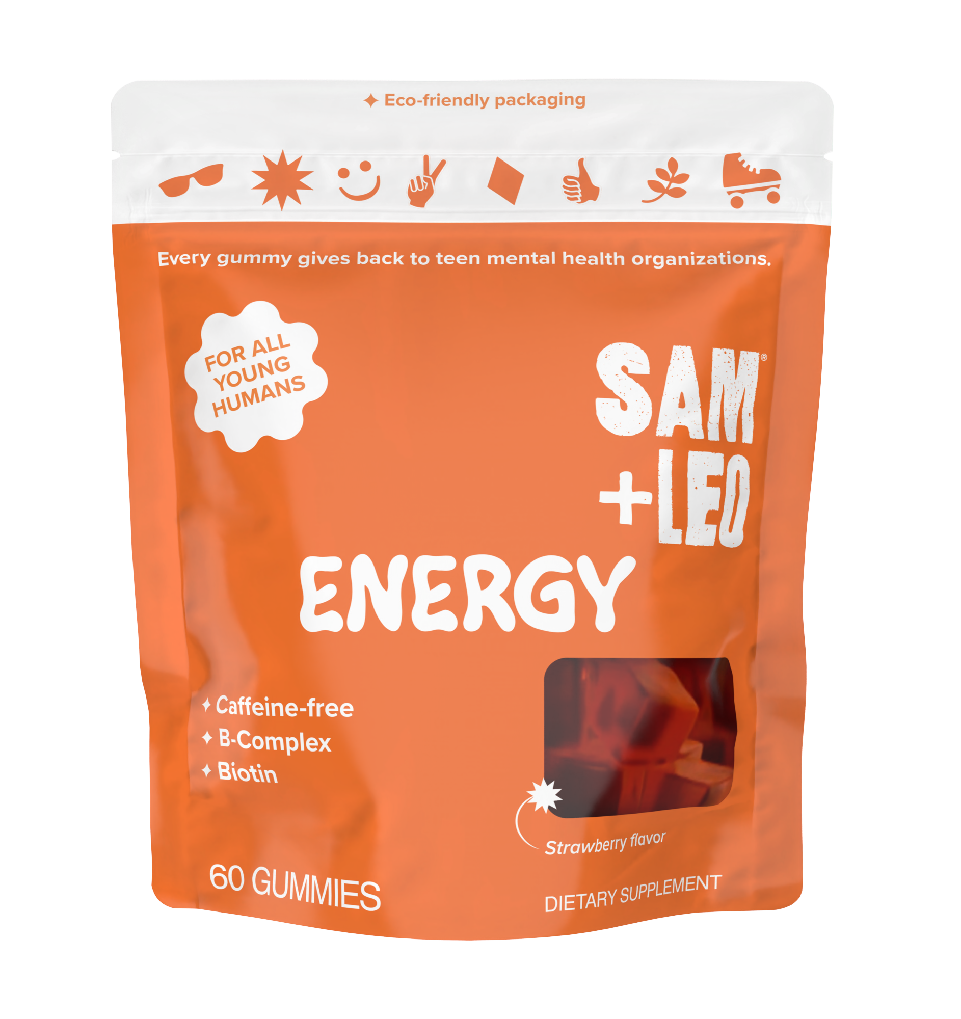 エマルミネラル5　LEOサマ SAM+LEO ENERGY Gummy Vitamins for Kids and Teens