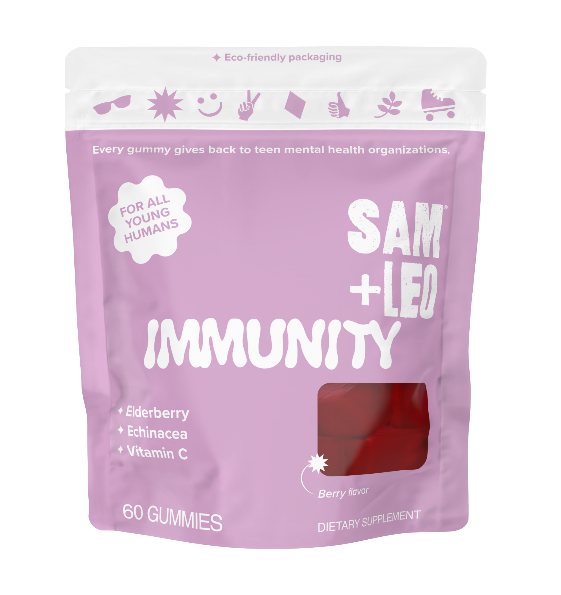 エマルミネラル5　LEOサマ SAM+LEO IMMUNITY Gummy Vitamin for Kids and Teens