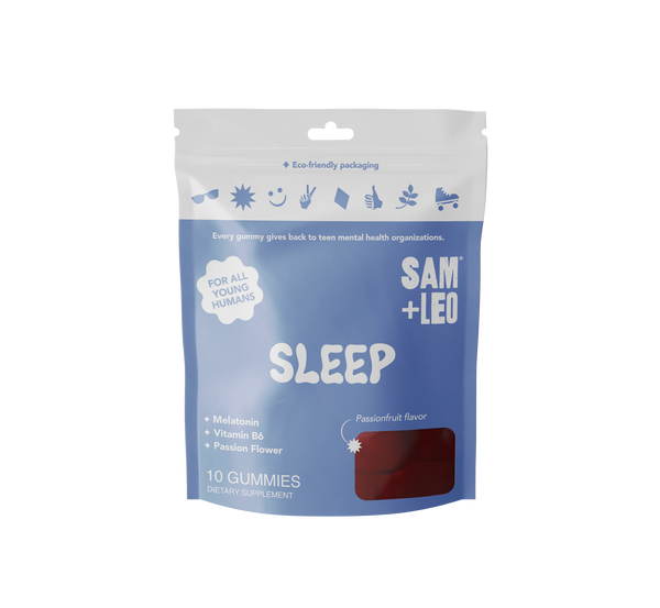 SAM+LEO SLEEP Melatonin Gummies for Kids, Teens & Adults