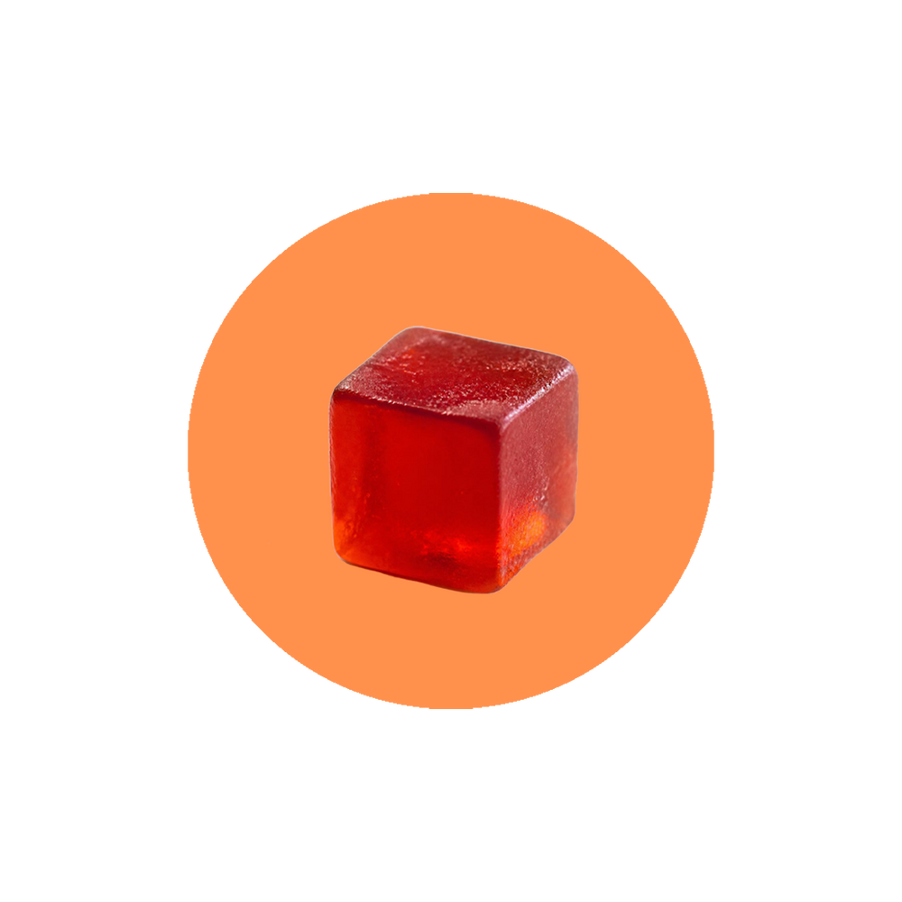 SAM+LEO ENERGY caffeine-free energy and focus gummies strawberry flavor front pouch