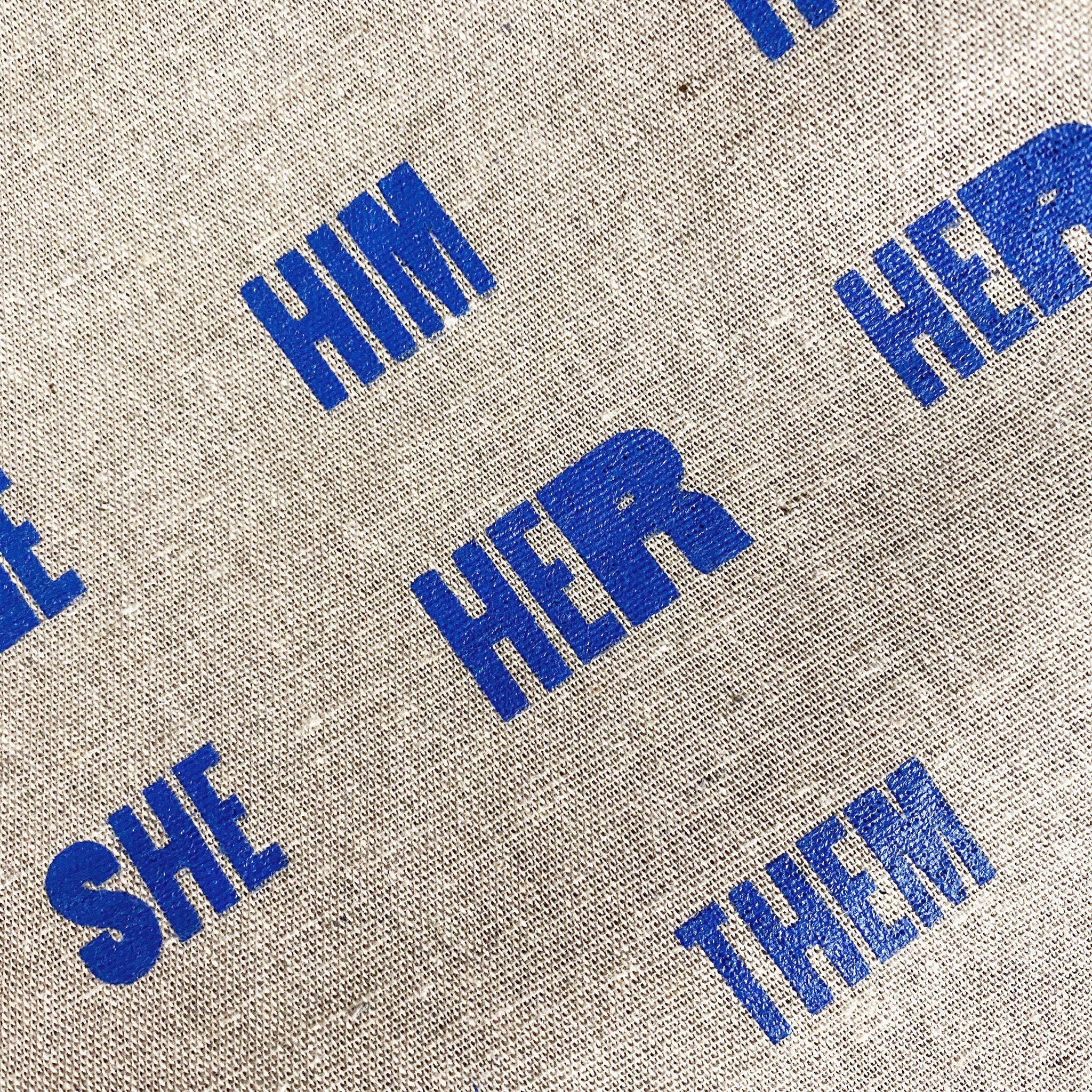 SAM+LEO Pronoun Tote Bag